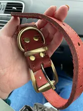 Leash-Set Lead Pet-Collars Dogs Pitbull Small Walking Real-Leather Personalized And 