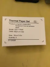 Phomemo rollo de papel pegatina imprimible térmico autoadhesivo Etiqueta de foto de papel barato para Phomemo M02/M02S/M02Pro impresora de bolsillo