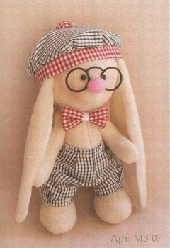 

Set for sewing textile doll Vanilla МЗ-07 "Bunny Bow" Happy Hands