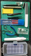 Conjunto de herramientas de construcción modelo Gundam, conjunto de herramientas de pulido, corte, afilado