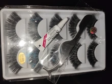 Pestañas postizas efecto 3D, extensión de pestañas de pelo largo de visón, efecto de belleza natural de 3 pares, N.º X11