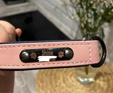 Collar de cuero personalizado para Perro, etiquetas identificativas para perros pequeños, medianos y grandes, Pitbull, Bulldog, Beagle
