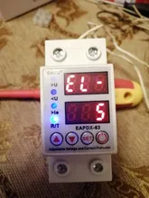 Under-Voltage-Protective-Device Relay Protector Din-Rail Over-Voltage Adjustable 230V