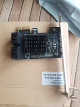 Adaptador PCI e de 4 puertos SATA 3,0 a PCIe x1 GEN3, tarjeta de expansión SATA 3 III PCI-e PCI Express, convertidor ASMedia ASM1064