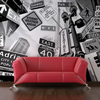 

Wall mural-all roads lead to… Manhattan - 350x270 cm