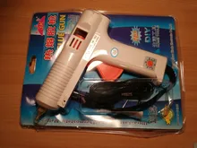 Pistola de pegamento de fusión en caliente, Pistola de Pegamento Caliente de temperatura constante ajustable, barras de pegamento de 11mm de diámetro, herramientas de reparación de manualidad casera de 110W