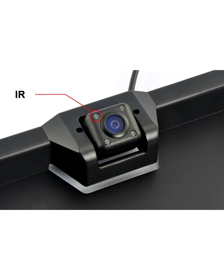 Камера заднего вида c ИК подсветкой в рамке номерного знака Interpower IP-616-IR