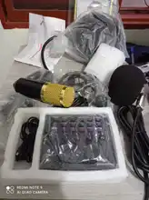 Microphone Studio Recording-Kits Computer Karaoke Mic Sound-Card Phantom-Power Bm-800