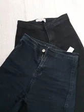 Pantalones vaqueros de cintura alta para mujer, jeans negros Vintage para mujer, Vaqueros elásticos, pitillo