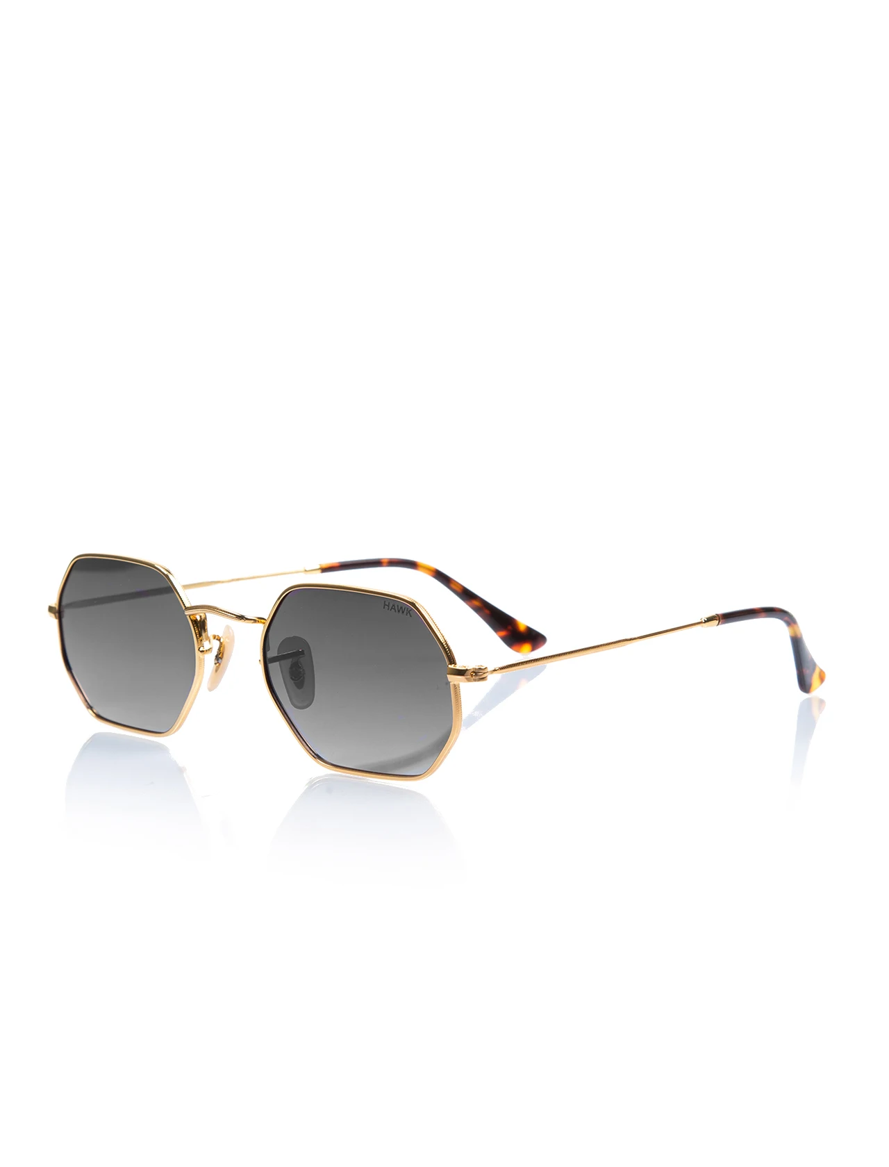 

Unisex sunglasses hw 1602 y 05 metal yellow organic square square 53-21-145 hawk