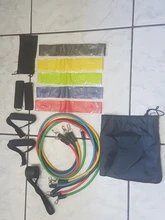 Loop-Tube Pull Exercise-Band Fitness Expander Ankle-Straps Door-Anchor Gym Yoga 17pcs/Set