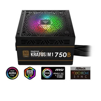 

GAMDIAS KRATOS M1-750B 750W NEON-FLEX RGB power supply 80 PLUS BRONZE
