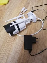 ZOSI-Cámara IP de H.265 y 1080p para exteriores, videocámara inalámbrica y resistente al agua, con foco, wifi, IA, detección de personas, visión nocturna a color y audio bidireccional