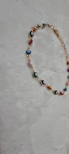 IF YOU-pulsera Bohemia colorida con ojos turcos para mujer, cuentas de brazalete, charms para fiesta, regalo