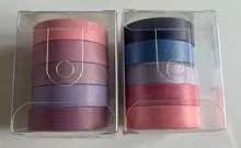 Morandi-conjunto de cintas Washi básicas, serie monocolor, cintas decorativas grabables para manualidades Diy, planificador de colección de recortes, 5 uds.