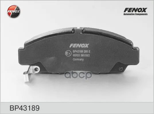 Колодки Тормозные Дисковые FENOX арт. BP43189