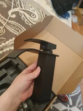 Faucet-Waterfall Vanity-Sink Washing-Taps Cold-Basin Chrome Bathroom Brass Rozin Single-Lever