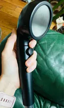 Shower-Head ANION-FILTER Massage Bathroom Rainfal High-Pressure Adjustable Black Zhangji