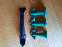 Juego de espátulas de boquilla de silicona reutilizable, herramientas calafatear