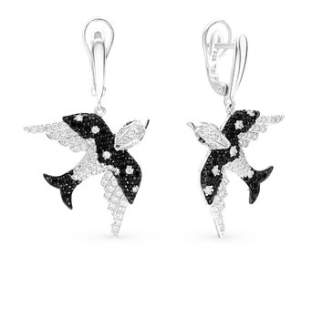

Silver earrings with cubic zirconia sunlight