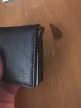 BISI GORO-cartera inteligente para hombre y mujer, porta tarjetas Rfid, de aluminio y Metal