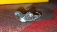 Anillo de rana Vintage bohemio para mujer, diseño artístico, apertura Retro ajustable, anillos llamativos para mujer, regalo de Color plata