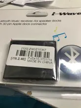 Bose Sounddock-receptor de música Bluetooth A2DP, adaptador inalámbrico de Audio para iPod y iPhone, color blanco y negro, 30 pines