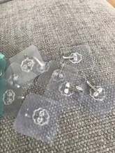 Colgadores de pared de puerta autoadhesivos transparentes para 20 piezas, ganchos de succión de carga pesada, ventosa de taza para cocina y baño