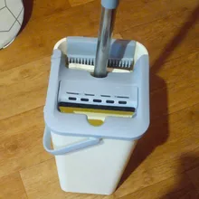 Mop Spray Cleaning-Cloth Fiber Spin-Mop Lazy-Fellow Wooden Floor Kitchen Magic Hand-Washing