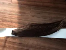 VeSunny-Cinta en extensiones de cabello humano, adhesivo de cabello humano Remy, degradado, negro y gris, pegamento de 50g en cabello liso, trama de piel sin costuras