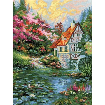 

1394 set for embroidery Riolis 'water melница', 30*40 cm