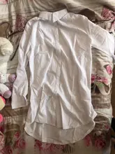 Blusas informal de manga larga para otoño camisa blanca mujer de talla grande para Estilo Vintage rosa 2020