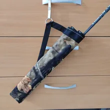 Soporte para aljaba de flecha, bolsa de tela Oxford, 2 puntos, un solo hombro, para tiro con arco, caza, tiro con arco, 45x8,5 cm