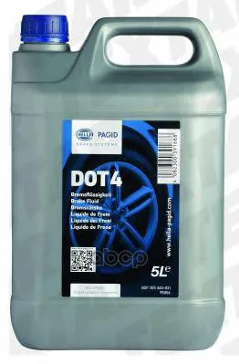 Тормозная Жидкость Dot4 5l Hella 8df355360031 HELLA арт. 8DF355360031