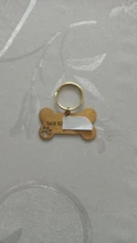 Pet-Id-Tag Pendant Pet-Accessories Puppy Engraved Keyring-Bone Personalized-Collar 