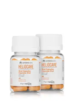 

Heliocare oral 90 capsules prepare your skin for solar exposure. More durable Tan.