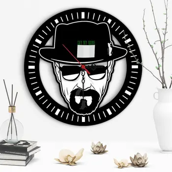 

Decorative Breaking Bad Design Wooden Wall Clock-3