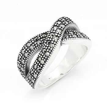 

100 Real 925 Sterling Silver Ring Turkish Jewelry Women Rings Female Ring For Womens Made in Turkey Wedding Ring anillo Bijoux