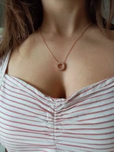 Collar de plata de ley 2020 con corazón en forma de corazón, colgante de moda, regalo de joyería, color rosa, novedad de 925