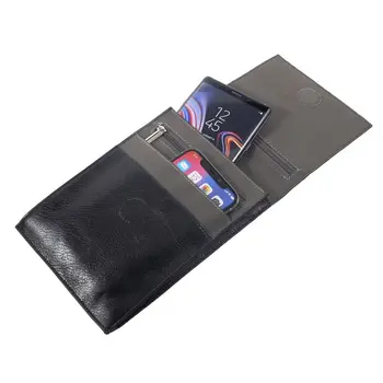 

Case Tablet and Smartphone Shoulder Bag with Magnetic Closure and Zippers for Infinix S4 (2019)