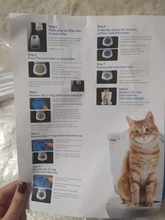 Cat Toilet Litter-Trainer Toilet-Seat-Lighting Catsceaningtrainingtoilet-Supplies 