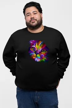 

Angemiel Wear Kitty Black Men 'S Sweatshirt