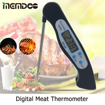 

MEMDOO Instant Read Digital Meat Thermometer Kitchen Battery Powered Food Probe for Cooking BBQ, Food, Steak