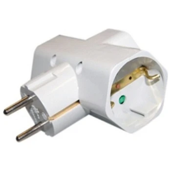 

Socket adapter Silver Electronics 3500W White