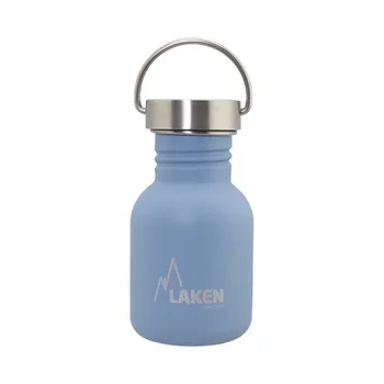 

LAKEN BASIC STEEL botle Reusable 350 ml Multi colors small de STEEL botle with plug button de STEEL Stainless Stainless