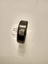 FairLadyHood-anillo de acero inoxidable con alas de la libertad para hombres y mujeres, anillos de dedo con diseño de ataque a Titan, de titanio negro, para aficionados al Anime