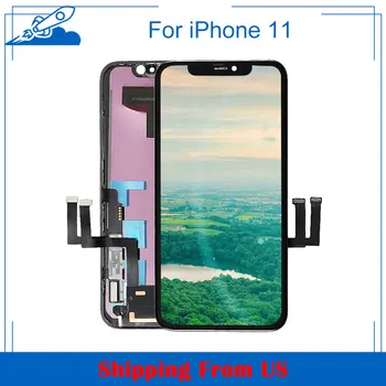 

Elekworld Grade For iphone 11 With 3D Touch Digitizer Assembly No Dead Pixel LCD Screen Replacement Display Shipping From US