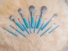 Foundation Eyeshadow Blush Synthetic-Hair-Brushes Iris-Series Beauty Mydestiny Set-Powder