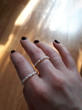 Kpop Vintage anillo corea del barroco natural hecho a mano de estética anillos para las mujeres 1 PC joyería de fiesta de regalos 2021 nuevo