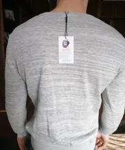 Suéter de lana y algodón para hombre, Jersey informal, Vintage, de colores combinados, cuello redondo de moda, Jacquard grueso y cálido